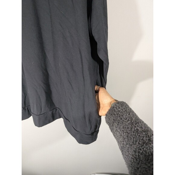Aerie Offline Womens Black Oversized Hoodie Sz L Grunge Gothic Streetwear Casual - Picture 6 of 7
